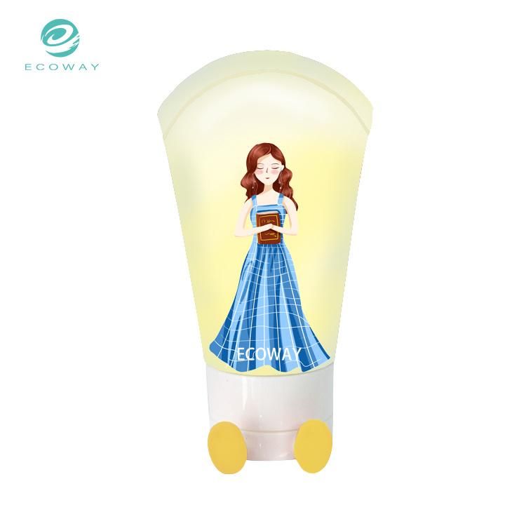 40ml Wholesale Offset Printing Process with Small Foot Flap Hand Cream Tube