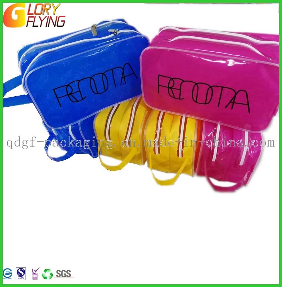 PVC Handbag with Nylon Zipper/Tote Bag for Traveling