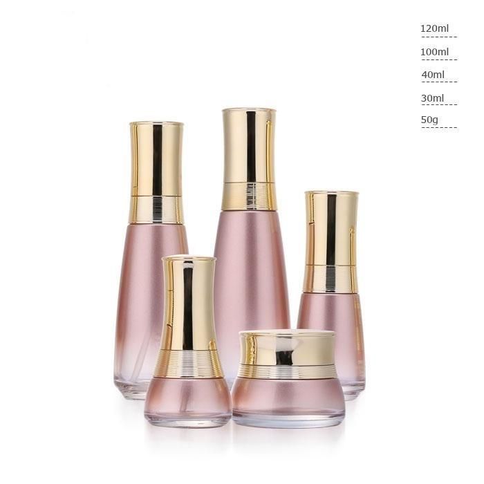 Ll20 Promotional Empty Cosmetic Cream L Glass Bottle Packaging Set Have Stock