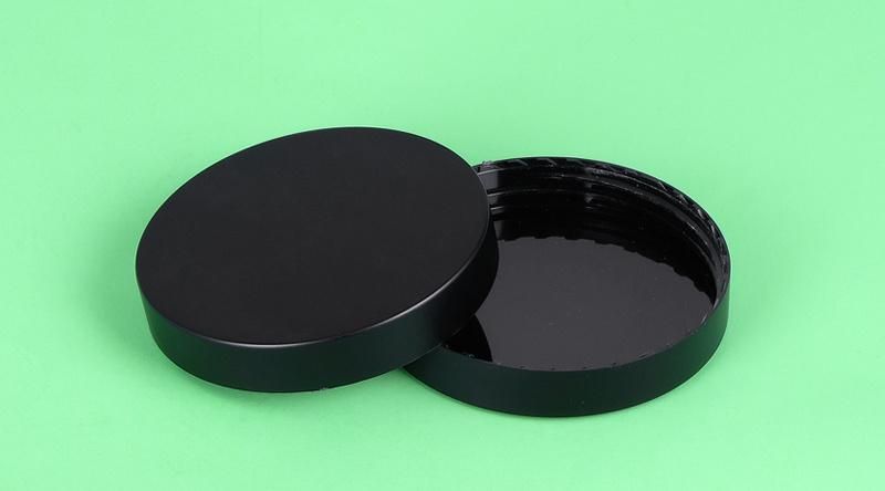 20g Factory Supply Elegant Clear Base Larger Size Black Round Loose Powder Case