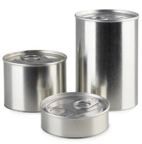 Factory Supply Custom Round Pressitin Food Storage Tin Can