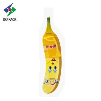 Dq Pack Hot Sale Fruit Shaped Pouch 100ml Empty Injection Pouch Kid Juice Bag