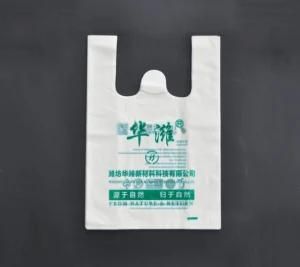 Pbat PLA Bioplastic Bags Compost T-Shirt Bags Vest Bags for Household