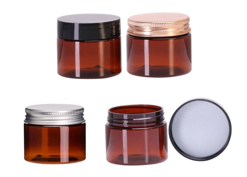 50g Pet Plastic Cream Jar with Aluminium Cap Plastic Cap