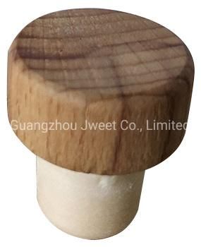 Wooden Sealing Caps Custom Synthetic Wine Bottle Stopper