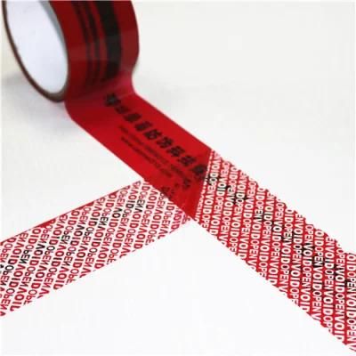 Tamper Evidence Tape Waterproof Tape Waterproof Tamper Evidence Security Tape