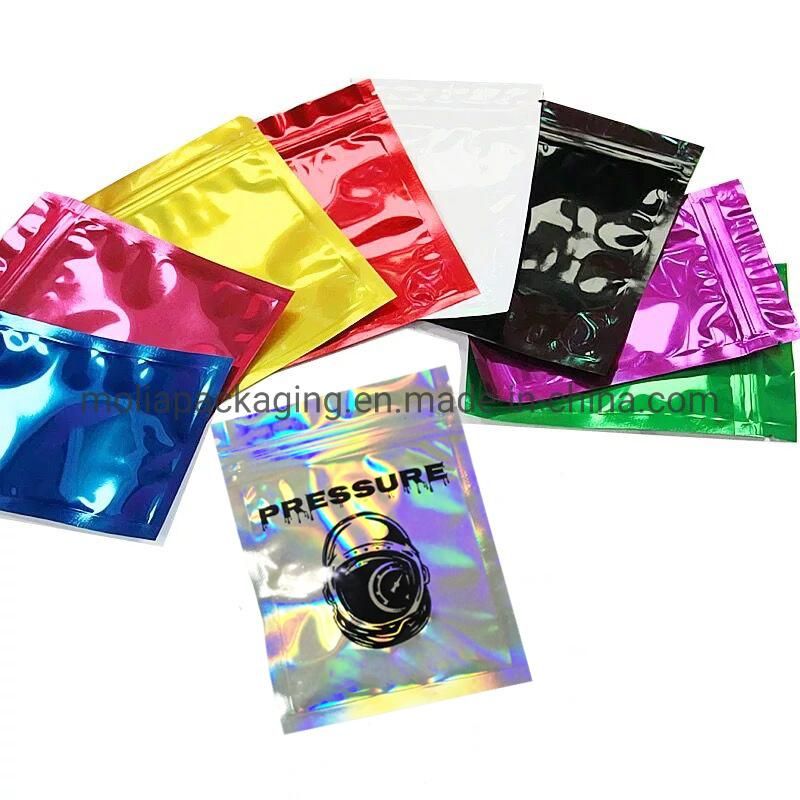 Colorful Printed Rainbow Film Stand up Smell Proof Mylar Bag 1g