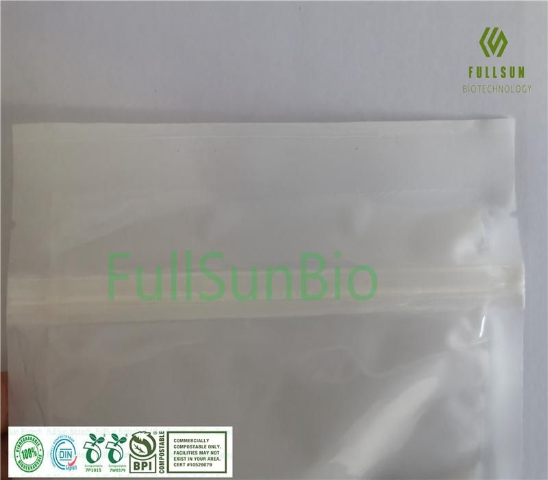 Biodegradable Packaging Bag Compound Zipper Plastic Bag