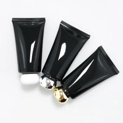 Empty Cosmetic Tube Black Matte Lotion Tube Packaging