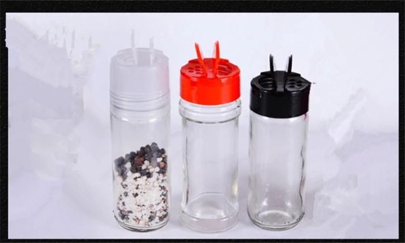 Empty Small Pepper Seasoning Shaker Bottle Plastic Spice Jar