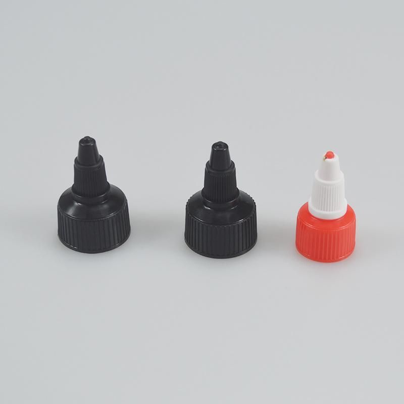 24/410 28/410 Plastic Long Nozzle Pointed Mouth Twist Top Lid