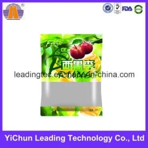 Hot Sale Promotional Customized Windowed Plastic Fruit Food Bag