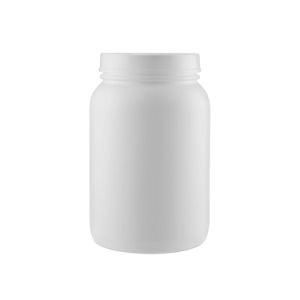 China Supplier Warehouse in Stock 32 Oz White HDPE Plain Bottle for Protein Milk Soybean Powder Food Jar Packaging