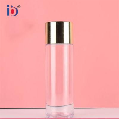 Clear Pet Plastic Slim Cylinder Round Bottle Lotion Bottle Labels Bottle with Bump