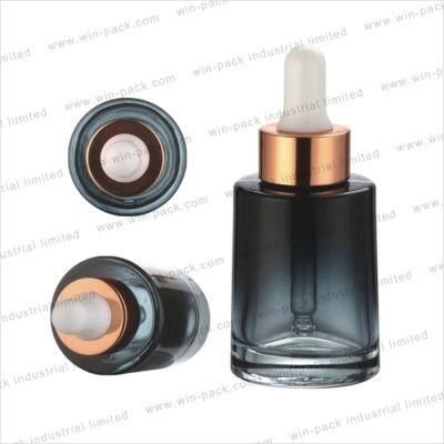 30ml Glass Dropper Bottles Cosmetic Glass Lotion Bottle with Press Cap