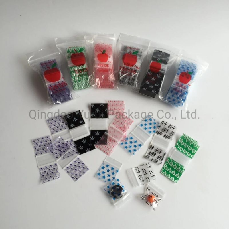 Mini Ziplock Baggies Design Mix Printed Plastic Small Zip Lock Bags