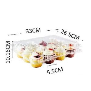 High Quality Regular Size Cupcake Container with 12 Compartment