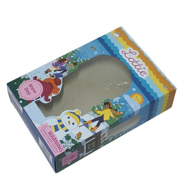 Clear Plastic Dollar General Gift Packaging Baby Barbie Doll Christmas Slipper Custom Packing Boxes