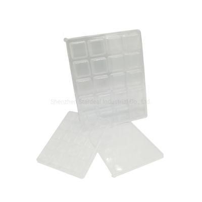 Disposable Clear Ice Cube Plastic Tray with Lid