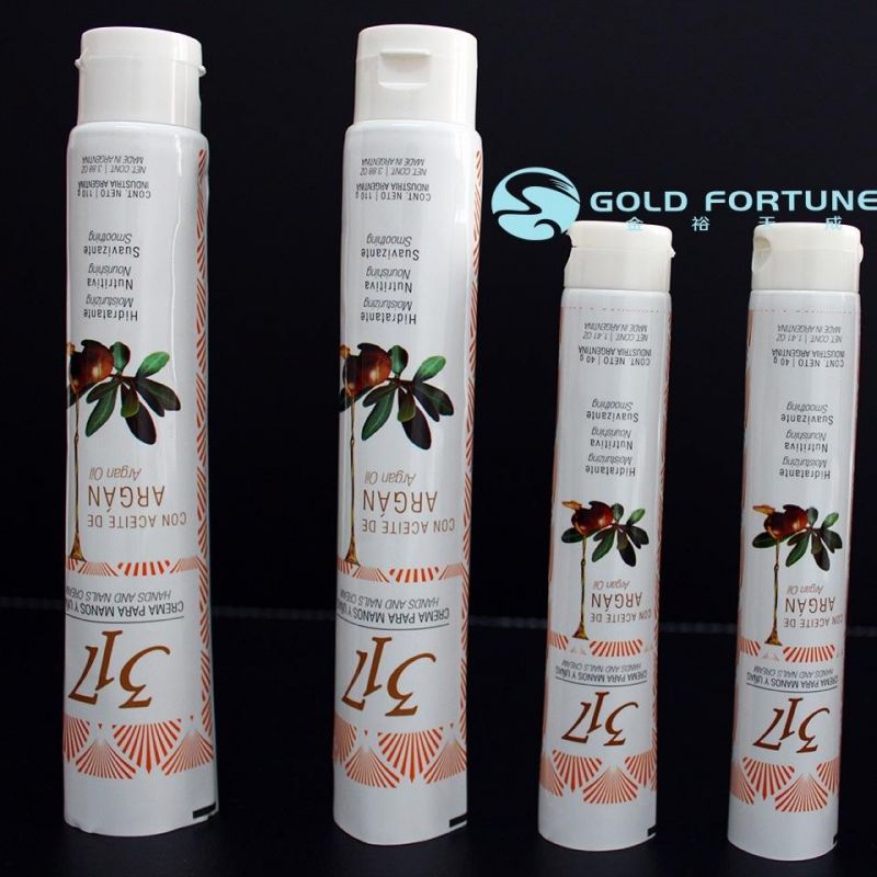 Cosmetic Laminated Aluminum Tube with Flip up Cap