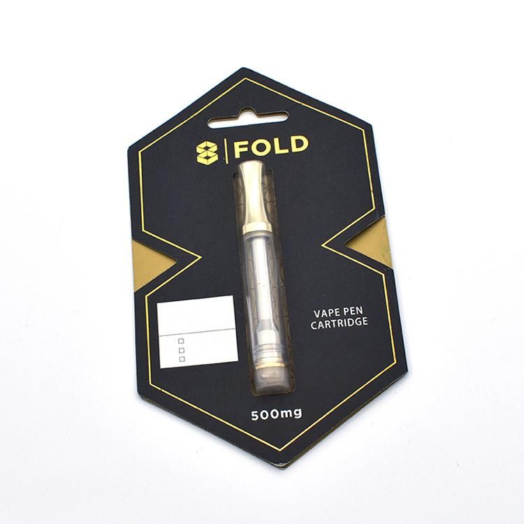 Custom Vape Cartridge Blister Packaging with Insert Card Clamshell