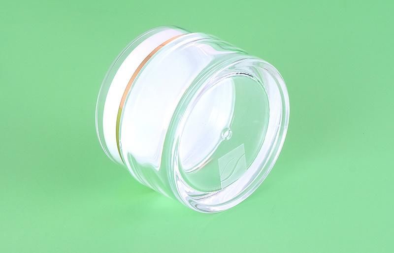 120g Cosmetic Packaging Empty Plastic Clear Transparent Body Cream Jar