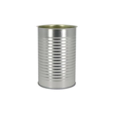 Food Grade Sardine Fish Tin Empty #10 Metal Cans Round Wholesale Tin Can for Meat China Food Packaging