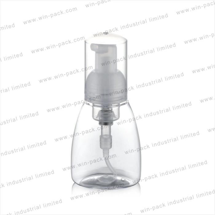 80ml Cosmetic Special Shape Clear Plastic Lotion Liquid Soap Pump Bottle Wholesale