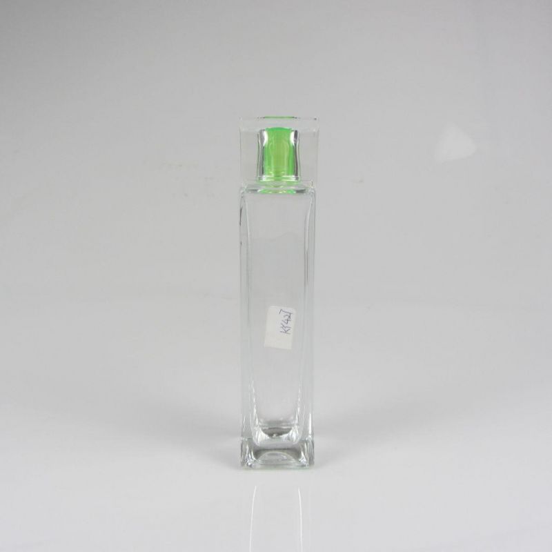 New Arrival Crimp Neck Clear Perfume Bottle 50ml