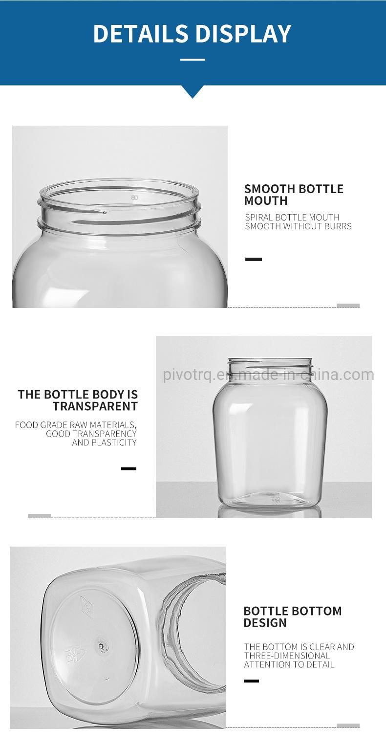 500g Clear Plastic Honey Bottle with PP Cap for Honey Packaging