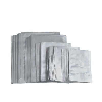 Insulated Matt Silver Three Sides Heat Seal Aluminum Foil Bag