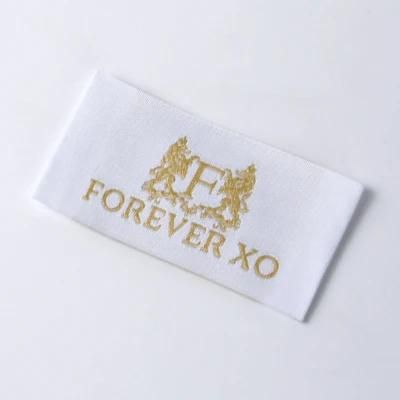 Custom High Quality Cotton Red Woven Label