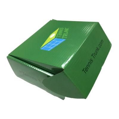 Green Color Printing Corrugated Shoes Packing Box