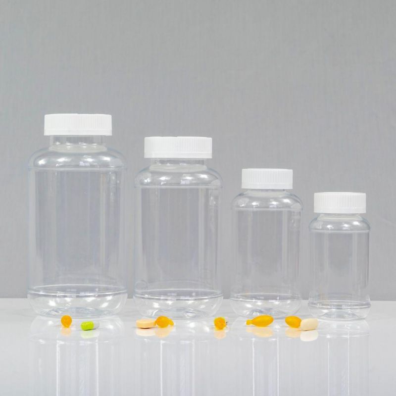 Food Supplements Plastic Round Pet Bottle