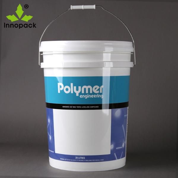 Silkscreen Printing 20L Plastic Bucket Craft Paint Bucket 15L