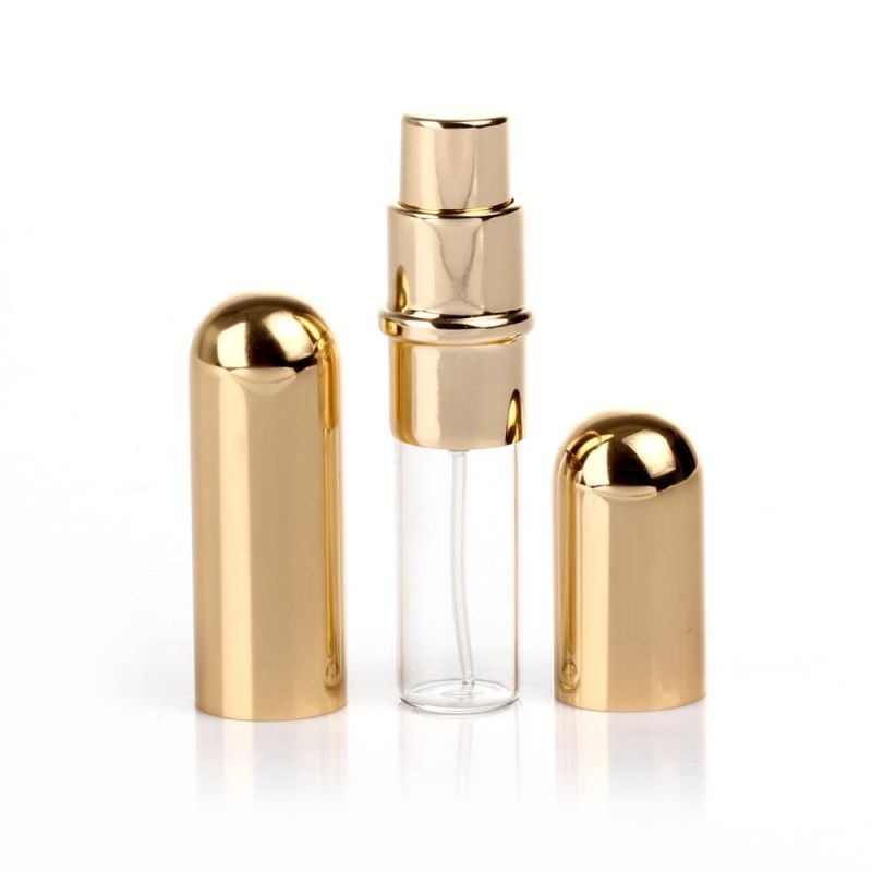 5ml Mini Portable Parfum Bottle, Aluminum Alloy Empty Amazing Travel Spray Perfume Bottles Atomizers Cosmetic Containers Gifts