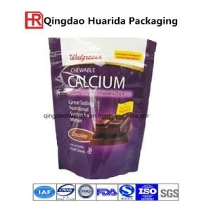 Chocolate Stand up Customized Packaging Bag with Zipper