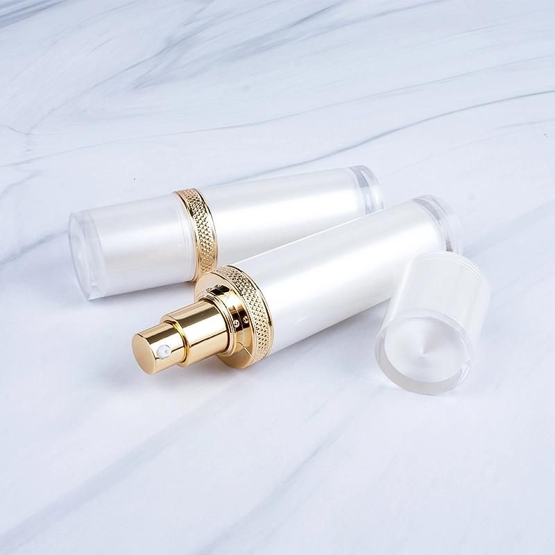 White Luxury Fast Shipping 15ml 30ml 50ml 100ml 120ml Acrylic Cream Bottle Plastic Cosmetic Bottles