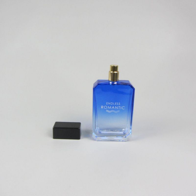 Perfume Spray Bottles 100ml Glass Bottle with Black Cap