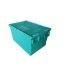 High Quality Durable Nestable Plastic Crate for Moving Company