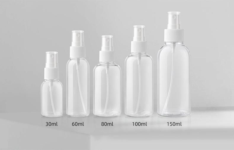 80ml Small Travel Bottle Packaging of Plastic Bottle