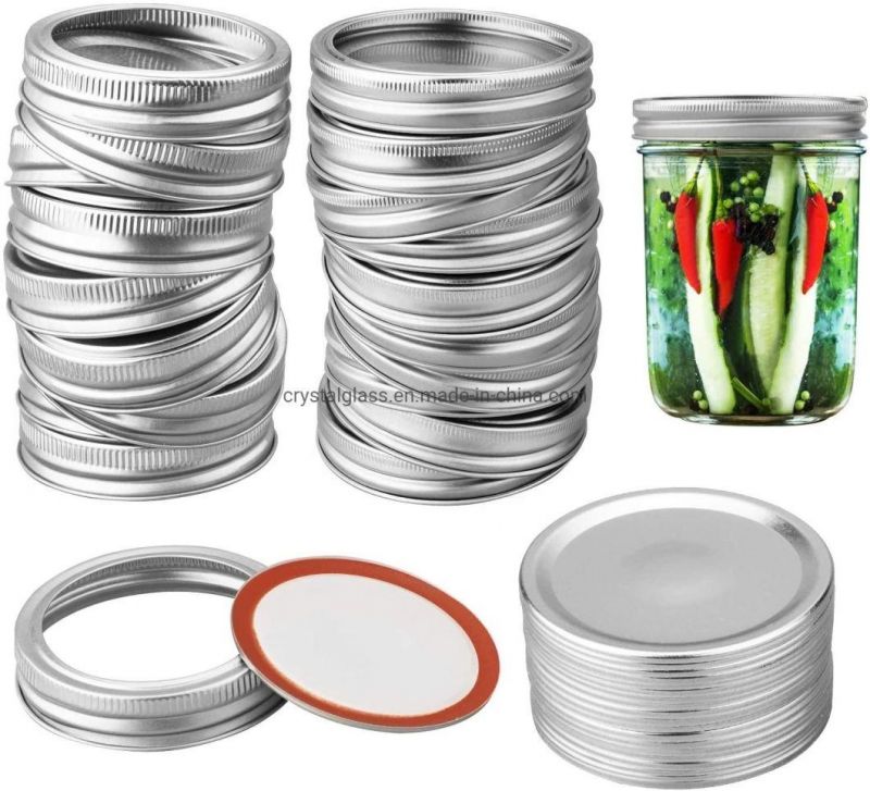 Customized Glass Mason Jars for Liquid Jam Food Packing with Food Safety Grade 4oz 8oz 12oz