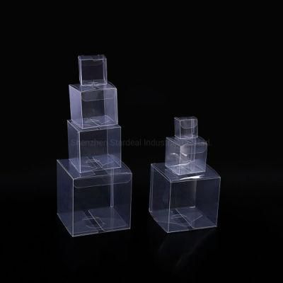 Foldable Square Gift Packaging Clear PVC Box