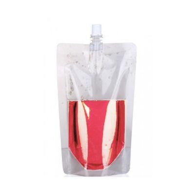 Plastic Beverage Liquid Milk Juice Packaging Bag Liquid Clear Spout Pouch