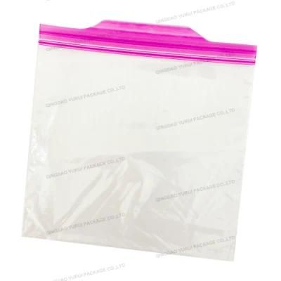 Easy Open Tabs Sandwich Size Ziplock Freezer Bag in Color Box