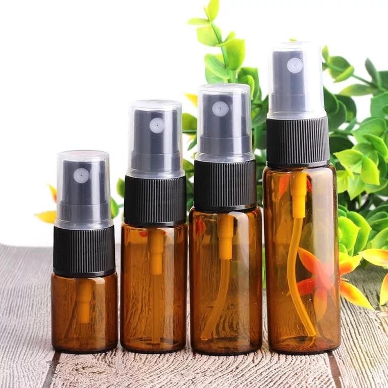 Portable 5ml 10ml 15ml 20ml Refillable Bottle Water Plastic Pressed Pump Spray Bottle Liquid Container Mini Travel Refillable Bottles