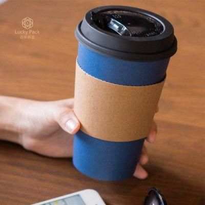 Paper Hot Cups Disposable Paper Coffee Cups with Lid Custom Logo