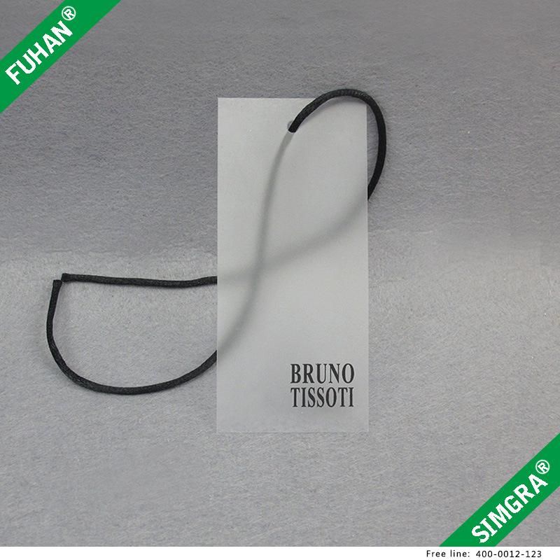 Wholesale PVC Hangtag Printed Swing Tag for Bag Clothing