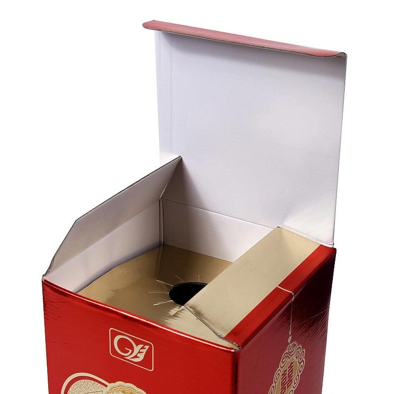Firstsail Factory Cheap Price Custom Paper Corrugated Cardboard Luxury Gift Wine Bottle Box Packaging