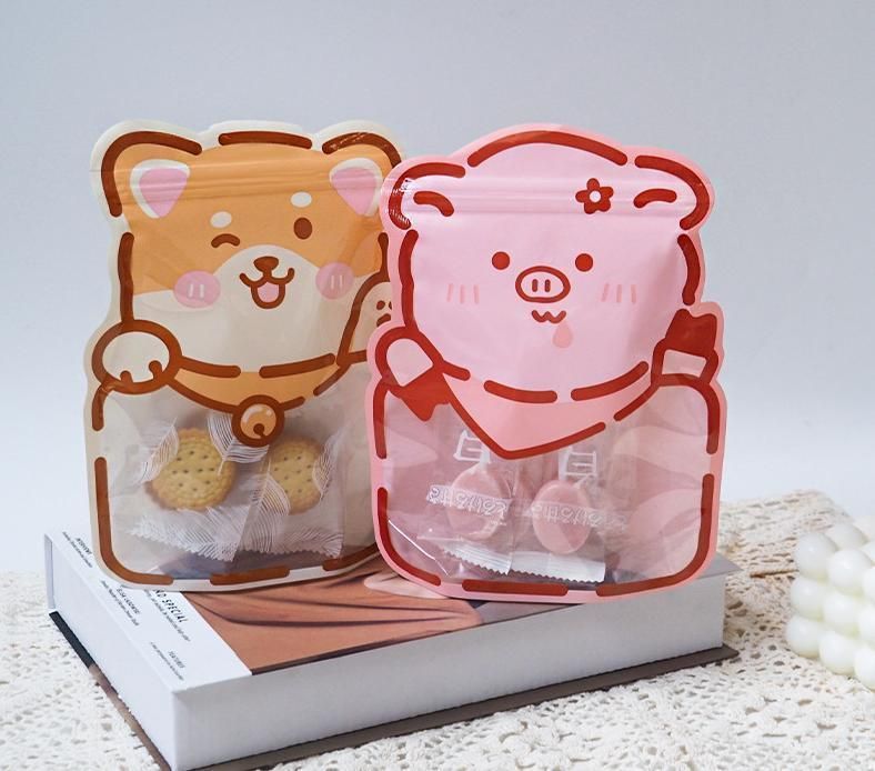 Laminated Shape Cat/ Dog/ Pet Treats Plastic Food Packaging Bag